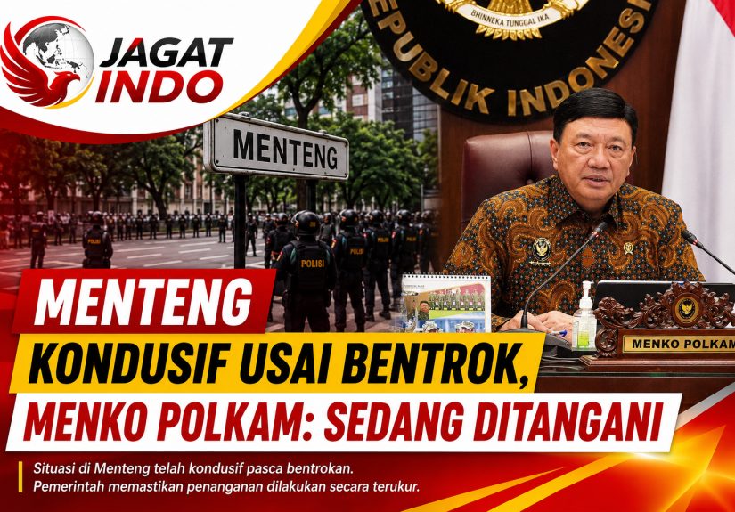 Menteng Kondusif Usai Bentrok, Menko Polkam: Sedang Ditangani
