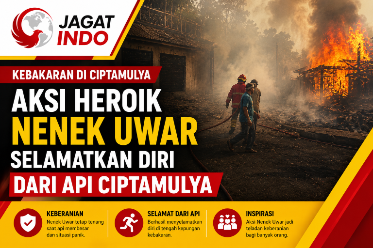 Aksi Heroik Nenek Uwar Selamatkan Diri dari Api Ciptamulya