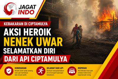 Aksi Heroik Nenek Uwar Selamatkan Diri dari Api Ciptamulya